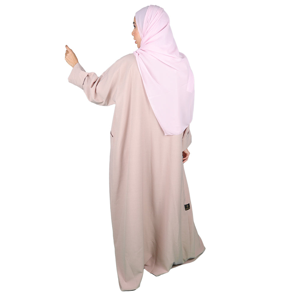 Elegant Casual Abaya Beige