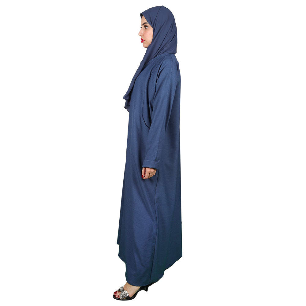 Blue Abaya add fashionable sense to every outfit