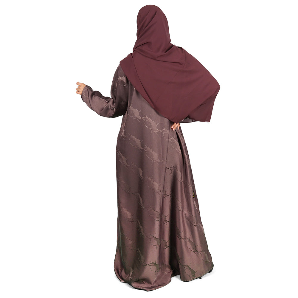 Brown Linen Abaya